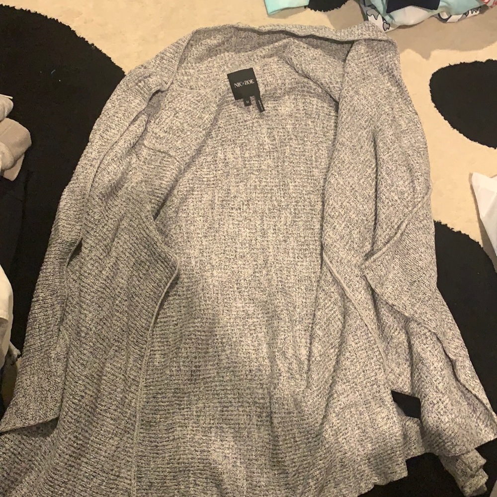 Nic & Zoe Heathered Cardigan. Size M